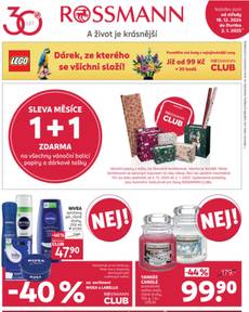 Rossmann leták od středy 18.12.