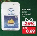 KORUNNÝ Cukor kryštálový, 1 kg