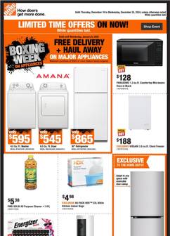 Home Depot flyer from Thursday 12-19