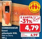 Łosoś atlantycki filet ze skórą XXL, 100 g