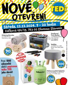 TEDi - Nové otevření Olomouc Slavonín