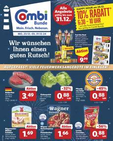 Combi-Prospekt von Montag 23.12.