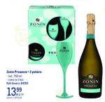 Zonin Prosecco 0,75 l + 2 poháre