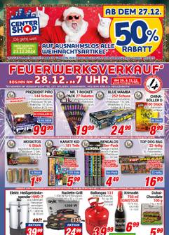 Centershop-Prospekt von Montag 23.12.