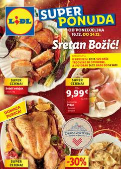 Lidl katalog od ponedjeljka 16.12.