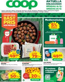 Coop-reklamblad från måndag 16/12