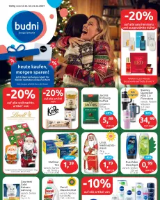 BUDNI-Prospekt von Montag 16.12.