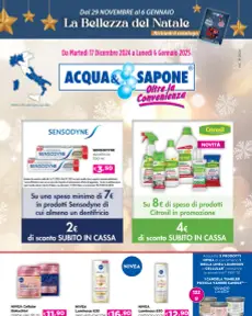 Volantini Acqua e Sapone da martedì 17/12