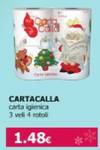 CARTACALLA carta igienica 3 veli, 4 rotoli