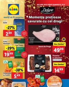 catalog Lidl de la luni 09.12.