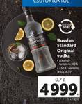 Russian Standard Original vodka