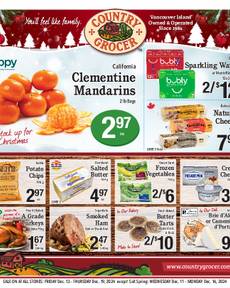 Country Grocer flyer from Friday 12-13