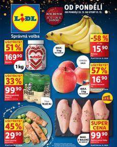 Lidl leták od pondělí 23.12.