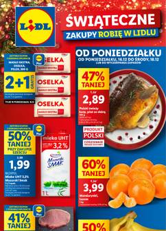 Lidl Polsko leták od pondělí 16.12.