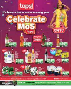 Tops At Spar specials from Monday 09 Dec