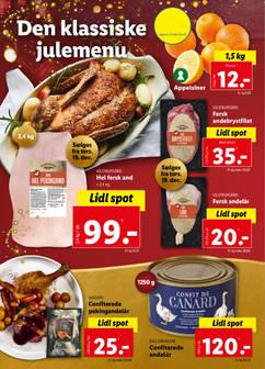 Lidl folder fra søndag 15.12.