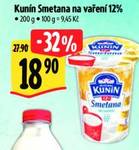 Kunín Smetana na vaření 12% 200 g