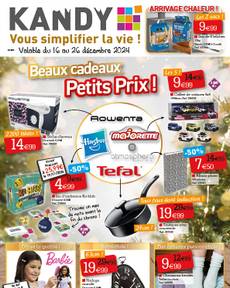 Catalogue Kandy de du lundi 16/12