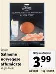 Salmone norvegese affumicato 100g