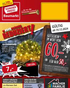 Sonderpreis Baumarkt-Prospekt von Samstag 14.12.